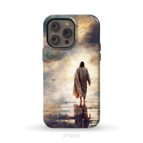 Jesus Walking on Water Phone Case iPhone 14 Pro Max / Tough Case