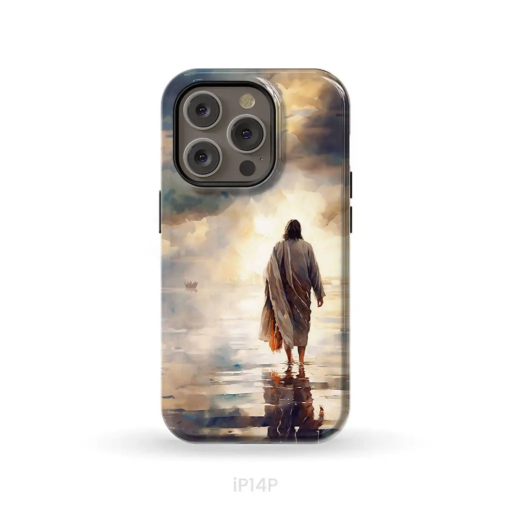 Jesus Walking on Water Phone Case iPhone 14 Pro / Tough Case