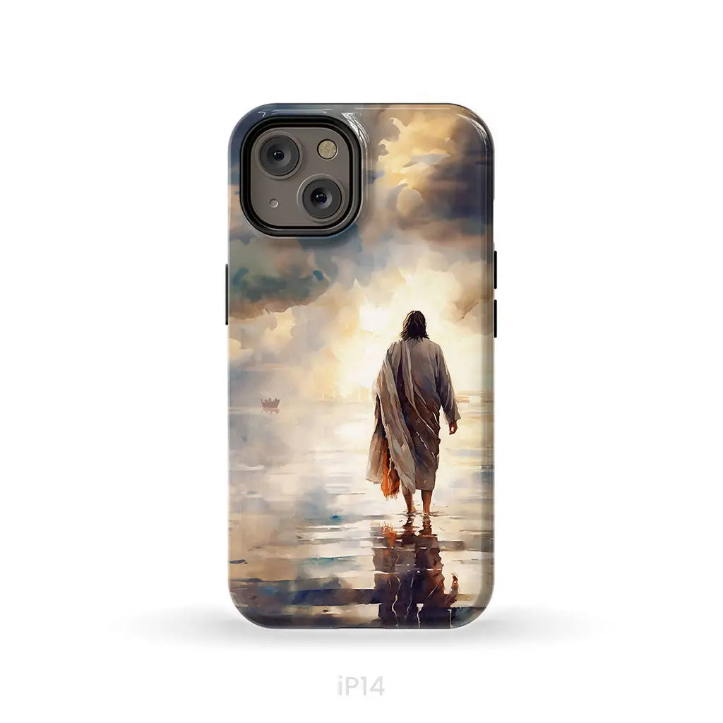 Jesus Walking on Water Phone Case iPhone 14 / Tough Case