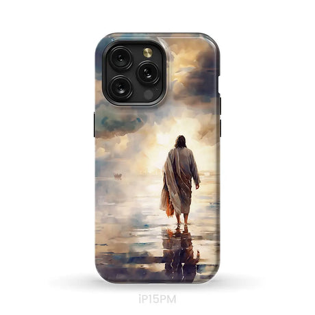 Jesus Walking on Water Phone Case iPhone 15 Pro Max / Tough Case
