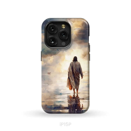 Jesus Walking on Water Phone Case iPhone 15 Pro / Tough Case