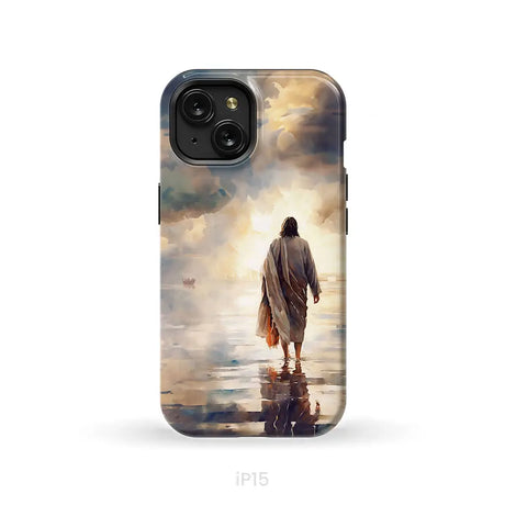 Jesus Walking on Water Phone Case iPhone 15 / Tough Case