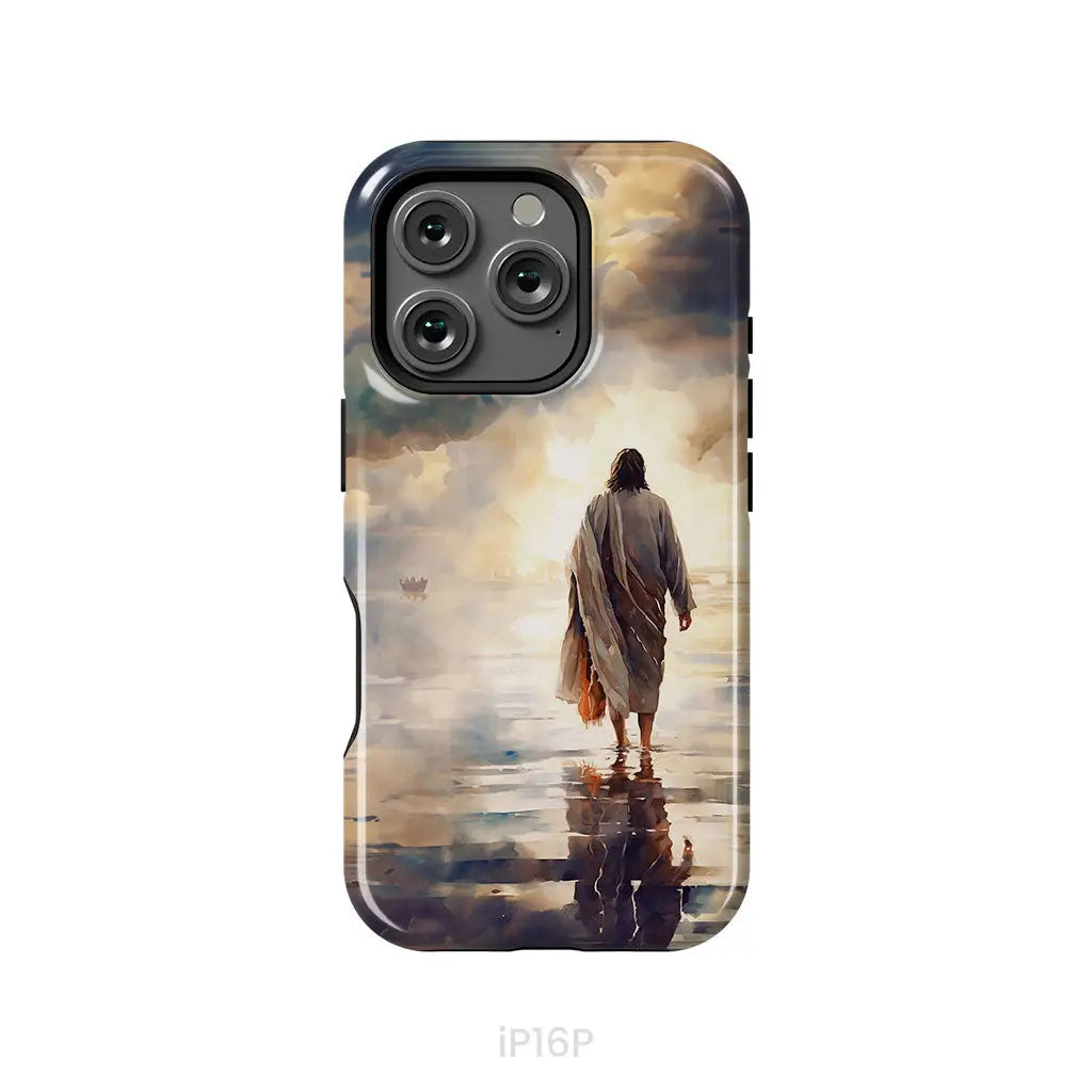 Jesus Walking on Water Phone Case iPhone 16 Pro / Tough Case