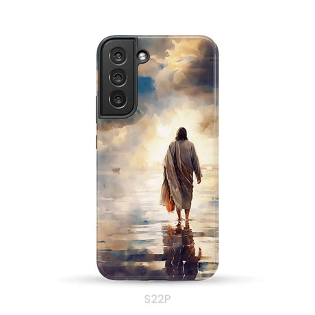 Jesus Walking on Water Phone Case Samsung Galaxy S22 Plus / Tough Case