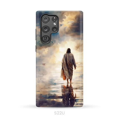 Jesus Walking on Water Phone Case Samsung Galaxy S22 Ultra / Tough Case