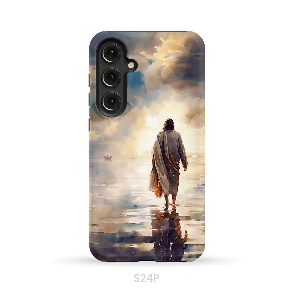 Jesus Walking on Water Phone Case Samsung Galaxy S24 Plus / Tough Case