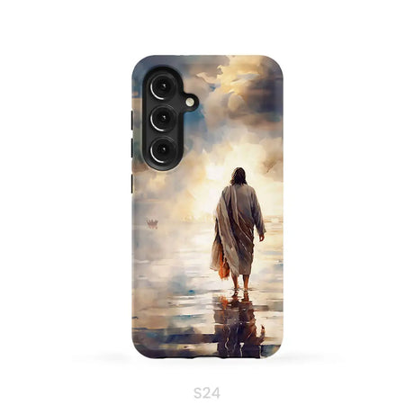 Jesus Walking on Water Phone Case Samsung Galaxy S24 / Tough Case