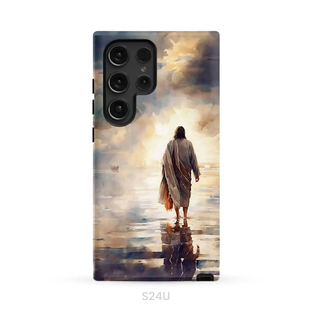 Jesus Walking on Water Phone Case Samsung Galaxy S24 Ultra / Tough Case