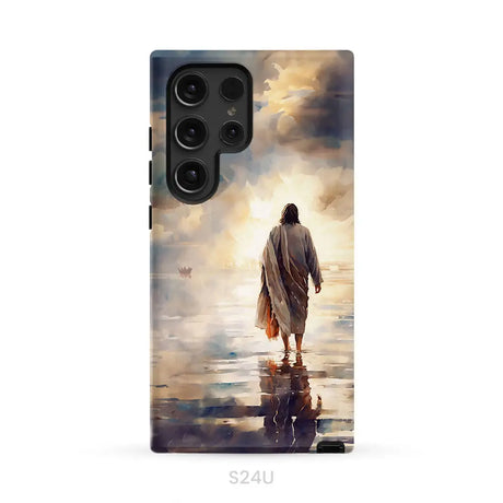 Jesus Walking on Water Phone Case Samsung Galaxy S24 Ultra / Tough Case