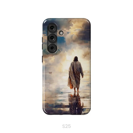 Jesus Walking on Water Phone Case Samsung Galaxy S25 / Tough Case