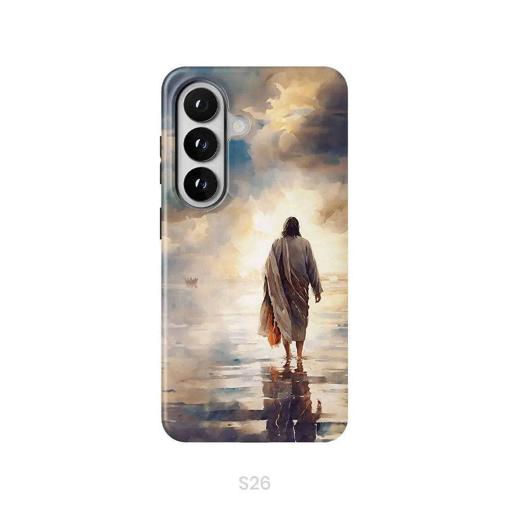 Jesus Walking on Water Phone Case Samsung Galaxy S26 / Tough Case