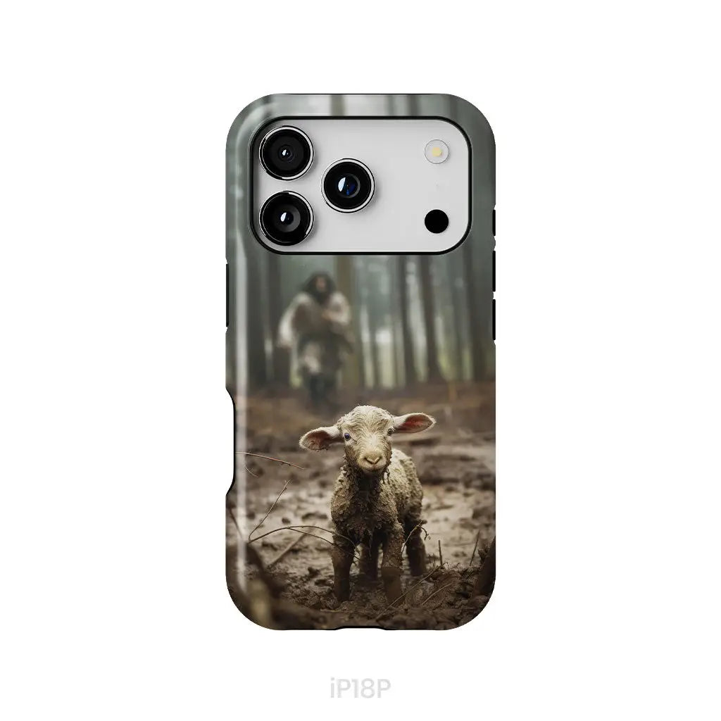 Jesus With The Sheep Jesus Running After Lamb Phone Case iPhone 18 Pro / Tough Case