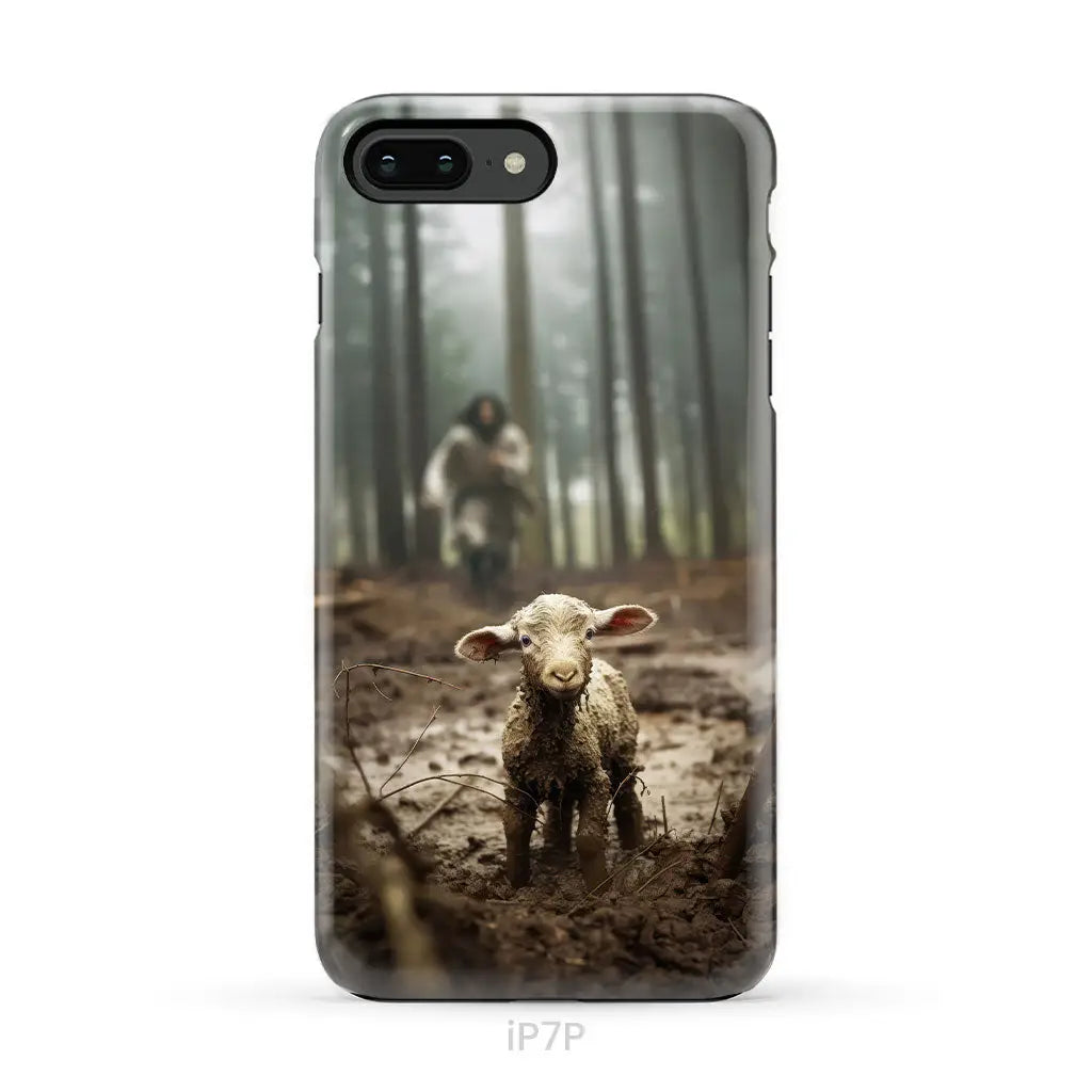 Jesus With The Sheep Running After Lamb Phone Case iPhone 7 Plus / Tough