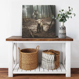 Inspirational canvas of Jesus and sheep, ideal religious gift for Christians, reflecting scripture and Jesus' love.