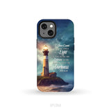 John 12:46 I Have Come Into the World as a Light Lighthouse Phone Case iPhone 13 Mini / Tough Case