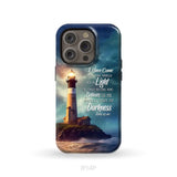 John 12:46 I Have Come Into the World as a Light Lighthouse Phone Case iPhone 14 Pro / Tough Case