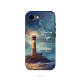 John 12:46 I Have Come Into the World as a Light Lighthouse Phone Case iPhone 17e / Tough Case