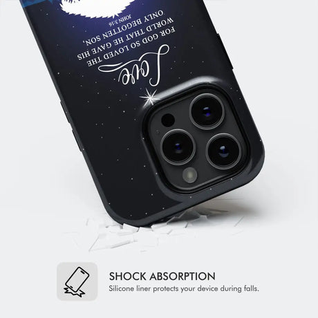 John 3:16 For God so loved the world Christmas phone case