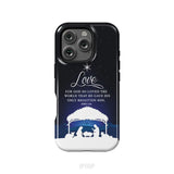 John 3:16 For God so loved the world Christmas phone case iPhone 16 Pro / Tough Case