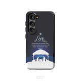 John 3:16 For God so loved the world Christmas phone case Samsung Galaxy S23 (Not FE) / Tough