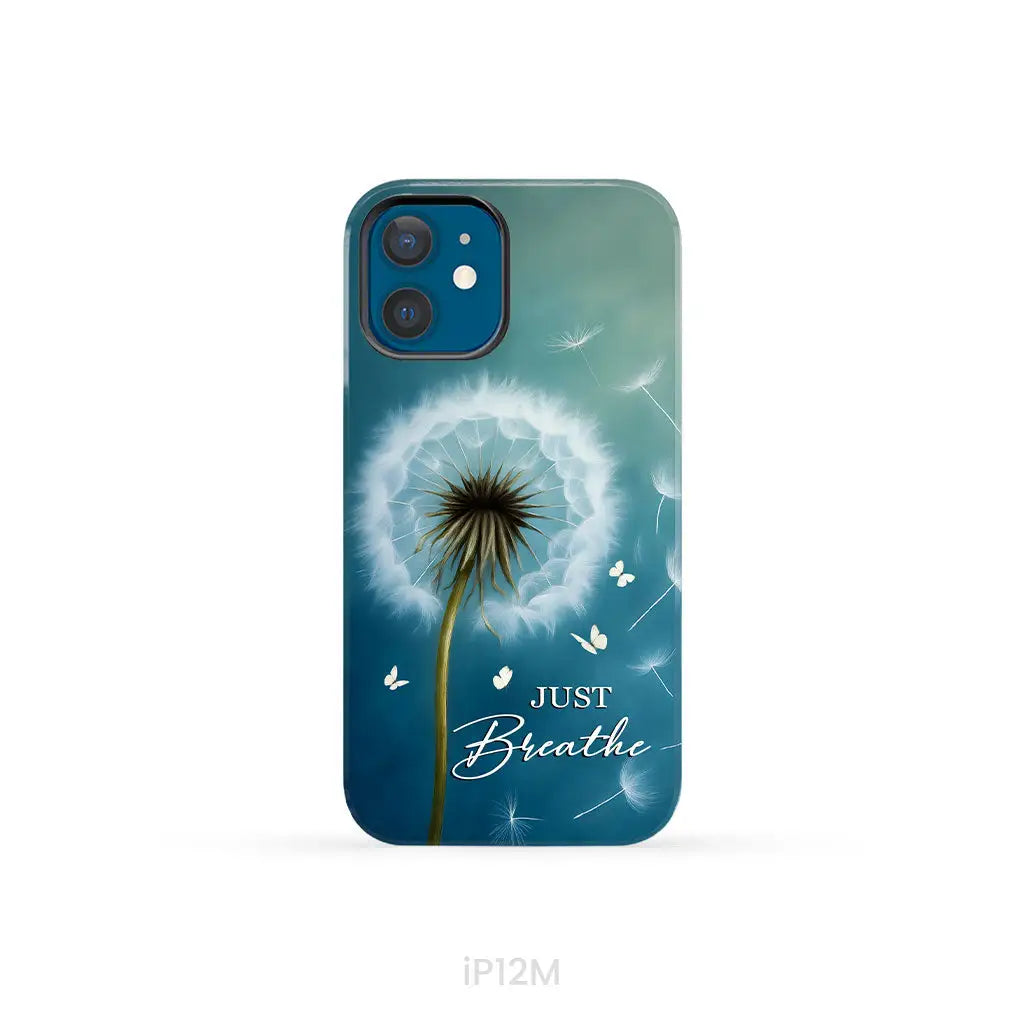 Just Breathe Phone Case iPhone 12 Mini / Tough Case