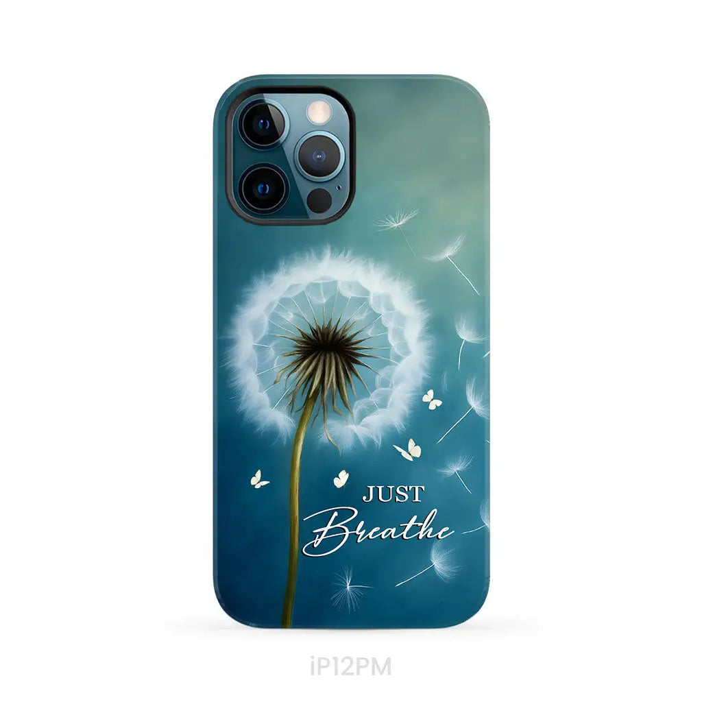 Just Breathe Phone Case iPhone 12 Pro Max / Tough Case