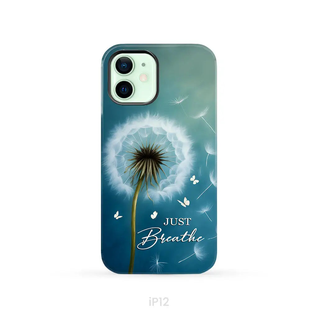 Just Breathe Phone Case iPhone 12 / Tough Case