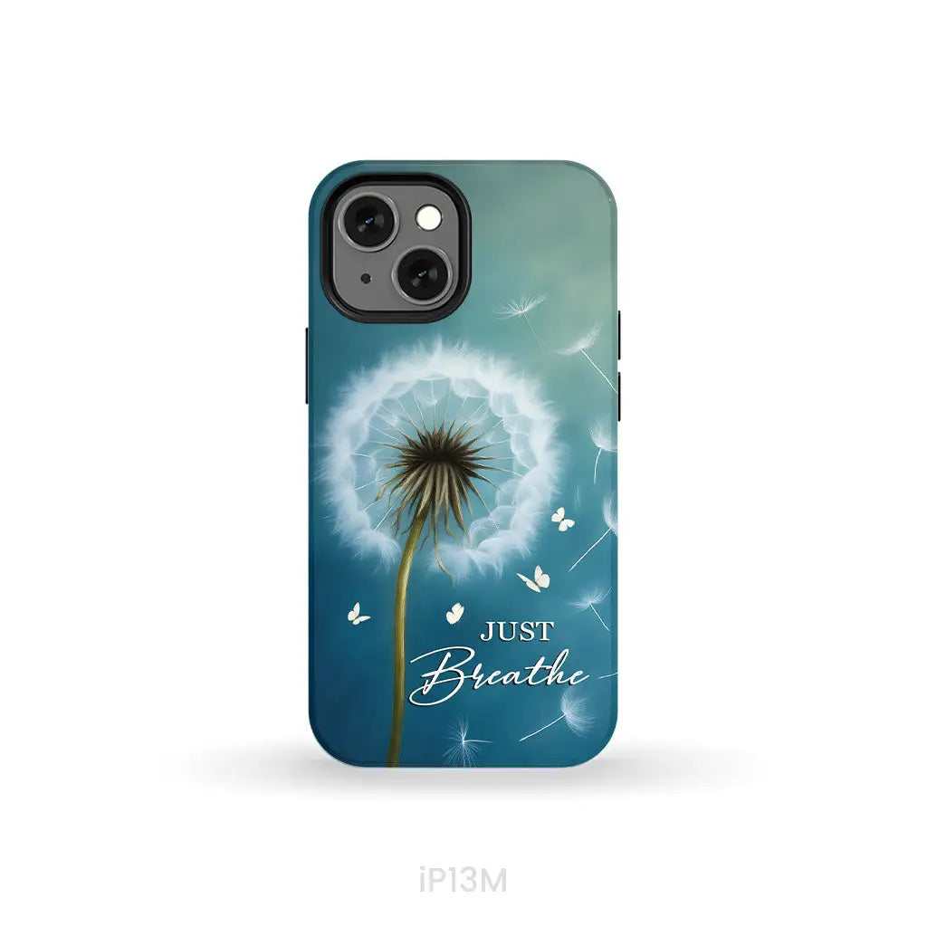 Just Breathe Phone Case iPhone 13 Mini / Tough Case