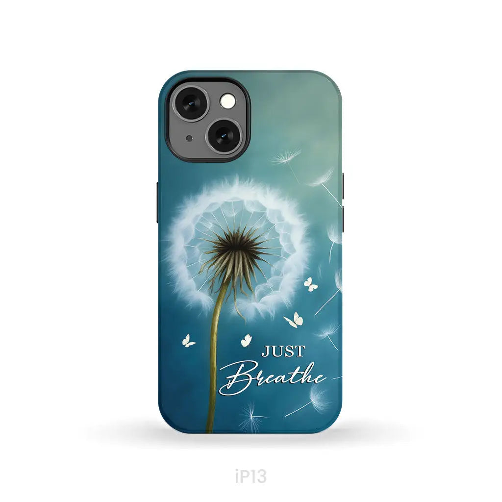 Just Breathe Phone Case iPhone 13 / Tough Case