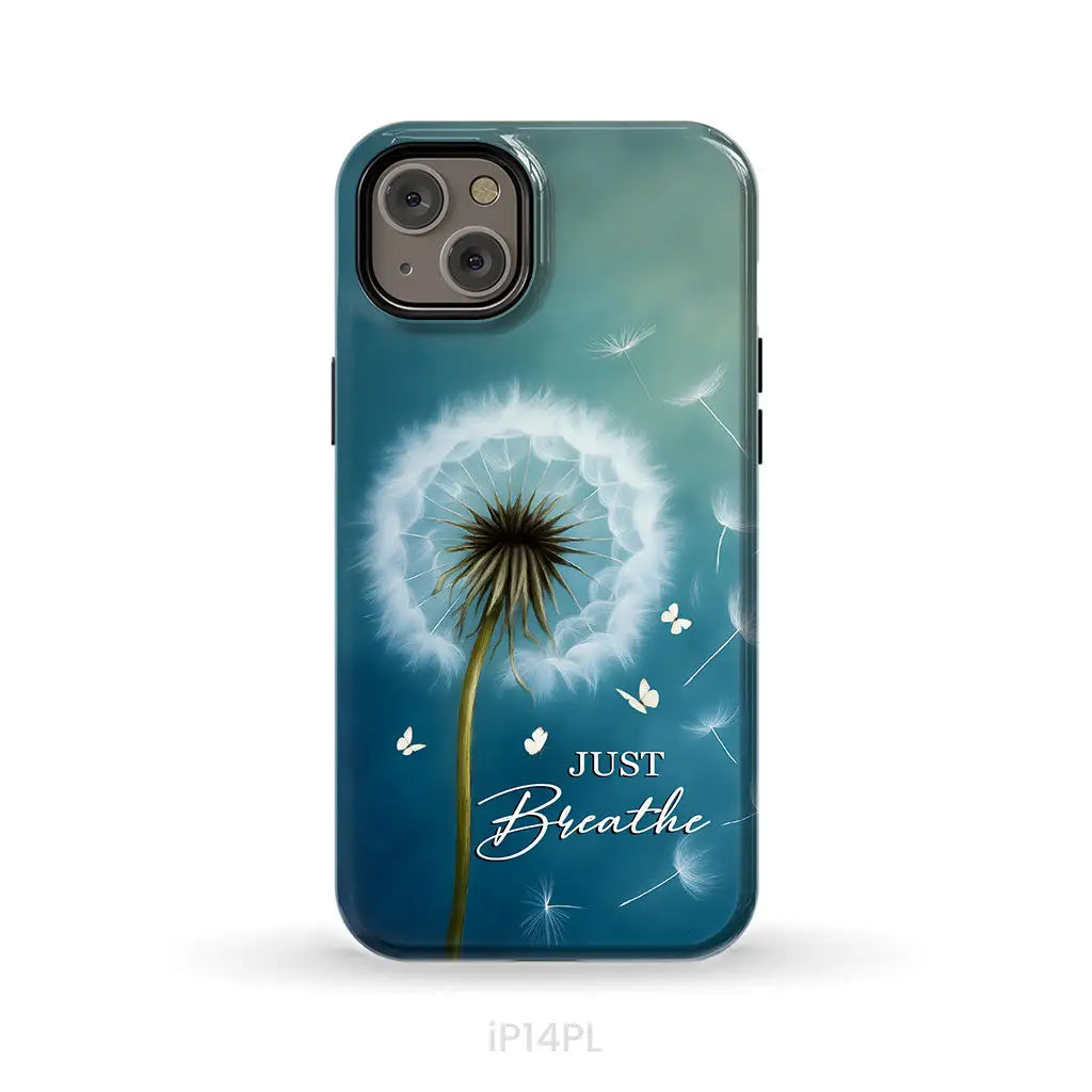 Just Breathe Phone Case iPhone 14 Plus / Tough Case