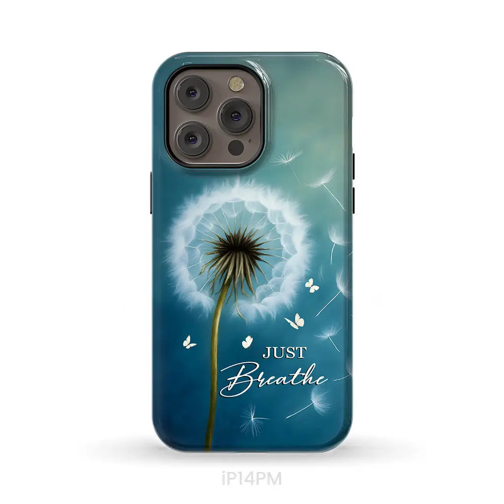 Just Breathe Phone Case iPhone 14 Pro Max / Tough Case