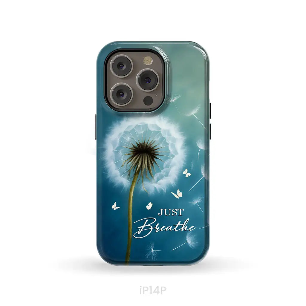 Just Breathe Phone Case iPhone 14 Pro / Tough Case