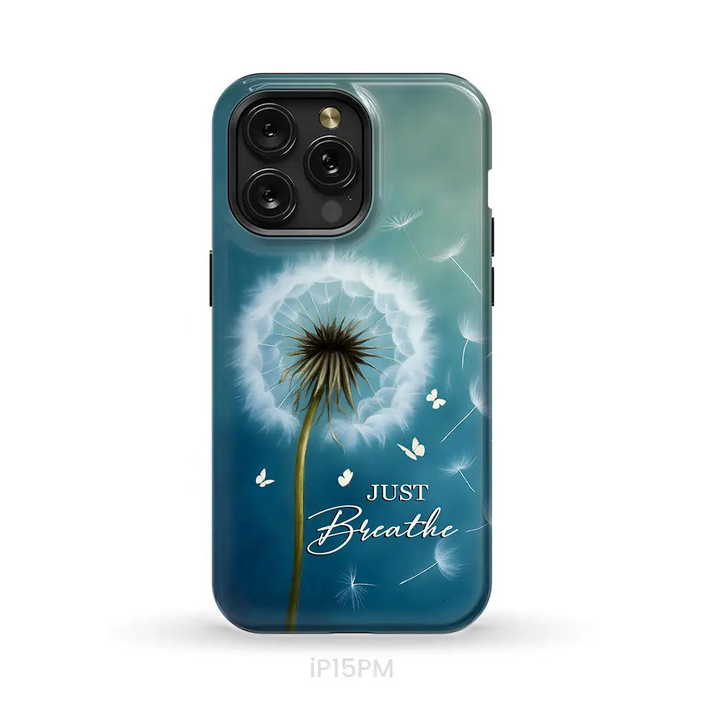 Just Breathe Phone Case iPhone 15 Pro Max / Tough Case