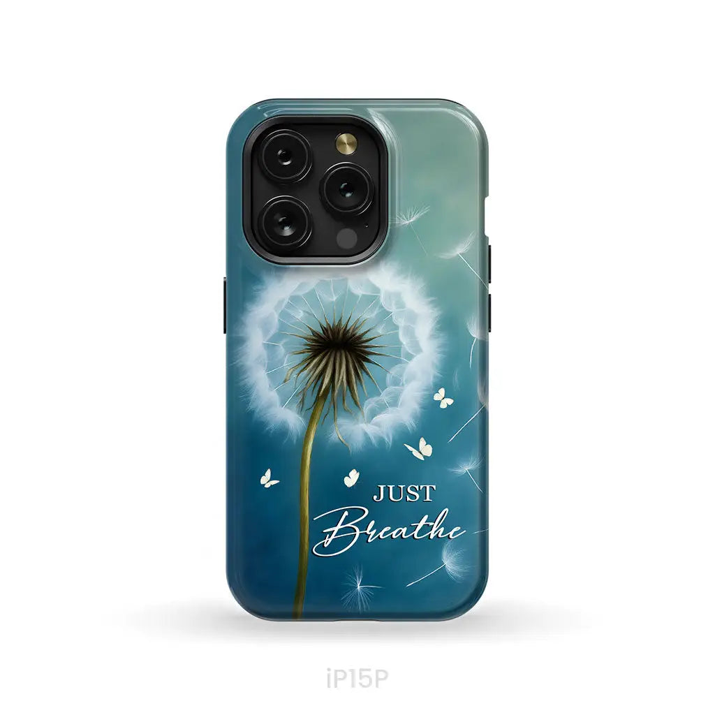 Just Breathe Phone Case iPhone 15 Pro / Tough Case