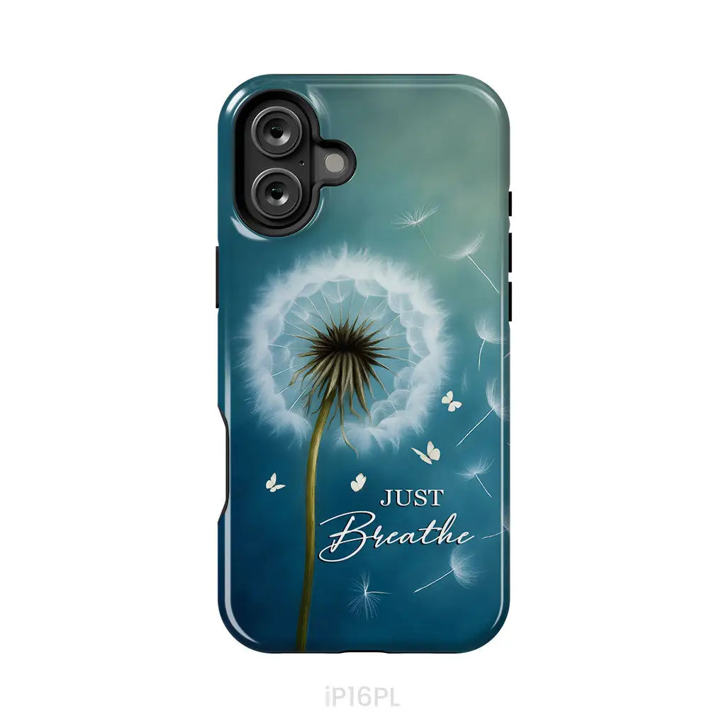 Just Breathe Phone Case iPhone 16 Plus / Tough Case