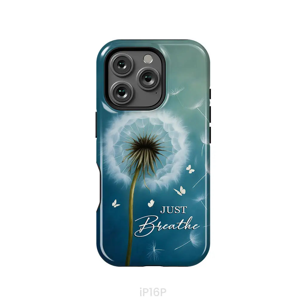 Just Breathe Phone Case iPhone 16 Pro / Tough Case