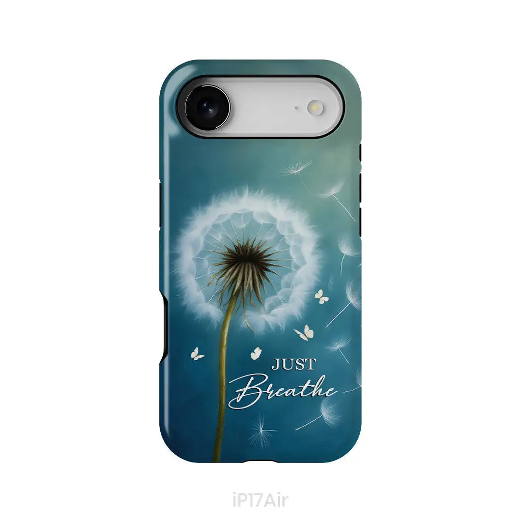 Just Breathe Phone Case iPhone 17 Air / Tough Case