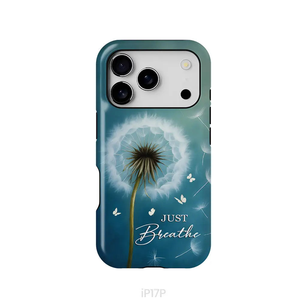 Just Breathe Phone Case iPhone 17 Pro / Tough Case