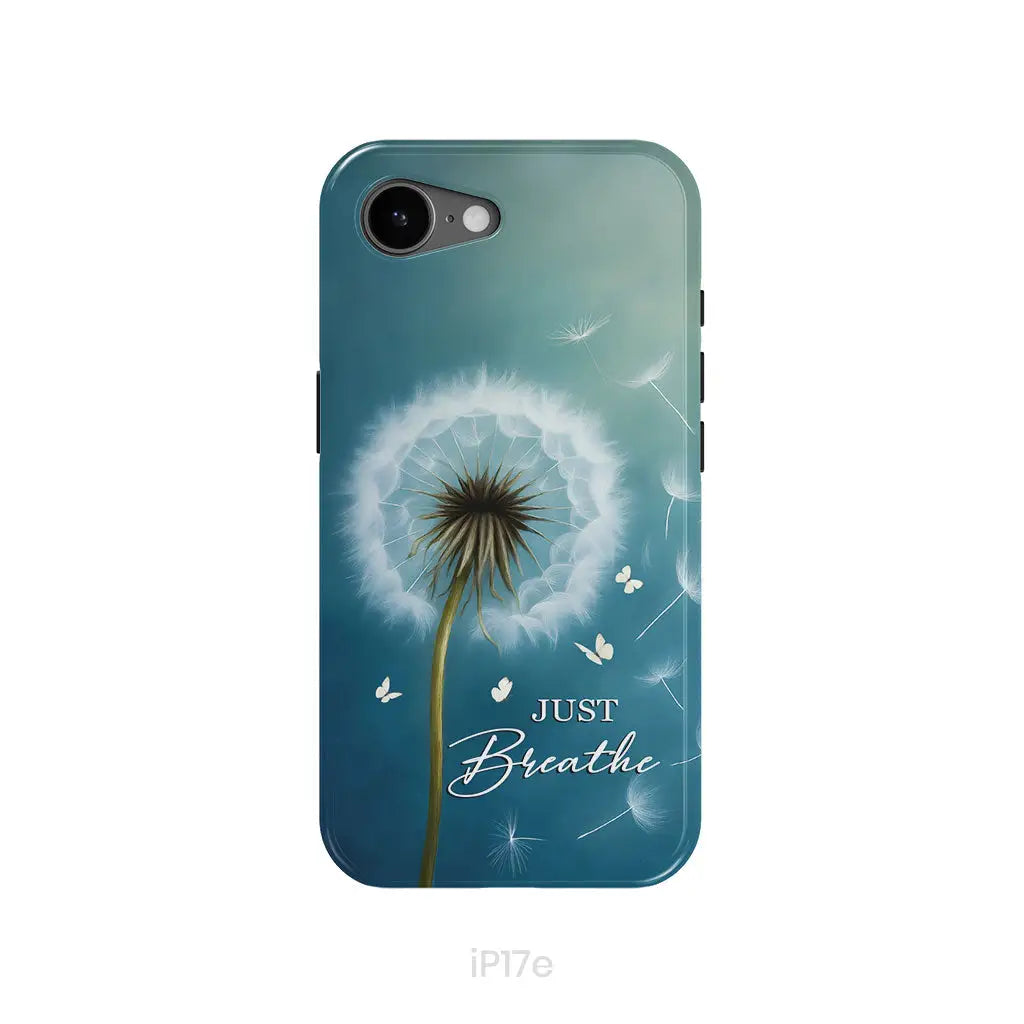 Just Breathe Phone Case iPhone 17e / Tough Case