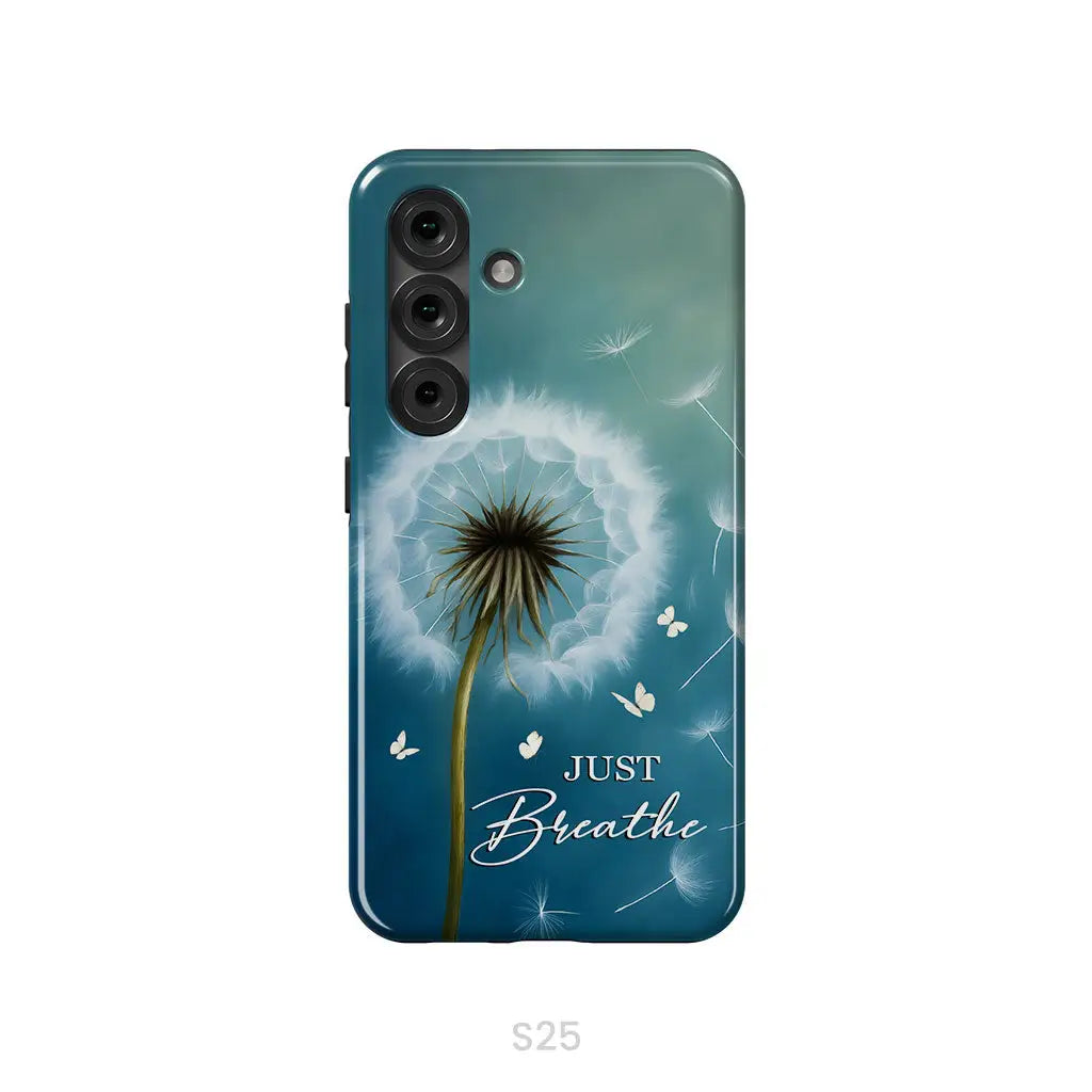 Just Breathe Phone Case Samsung Galaxy S25 / Tough Case