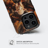 Lamb of God on the Cross with Jesus’ Pierced Feet - Christian Phone Case