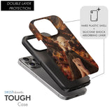 Lamb of God on the Cross with Jesus’ Pierced Feet - Christian Phone Case