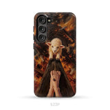 Lamb of God on the Cross with Jesus’ Pierced Feet - Christian Phone Case Samsung Galaxy S23 Plus / Tough Case