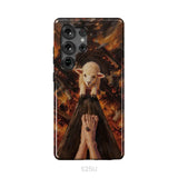 Lamb of God on the Cross with Jesus’ Pierced Feet - Christian Phone Case Samsung Galaxy S25 Ultra / Tough Case
