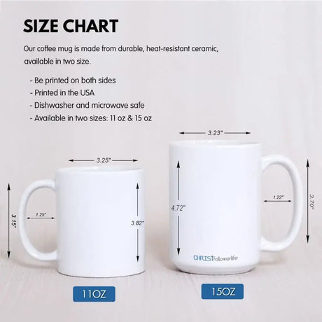 (Old Woman) I Will Carry You – Jesus Carrying an Elderly Woman | Isaiah 46:4 Christian Coffee Mug