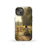 Lamb Runs to Jesus Phone Case iPhone 14 / Tough Case