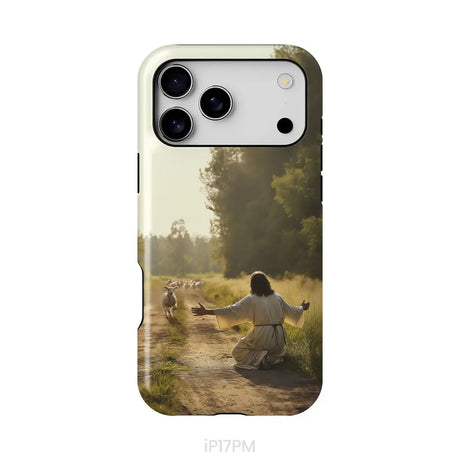 Lamb Runs to Jesus Phone Case iPhone 17 Pro Max / Tough Case