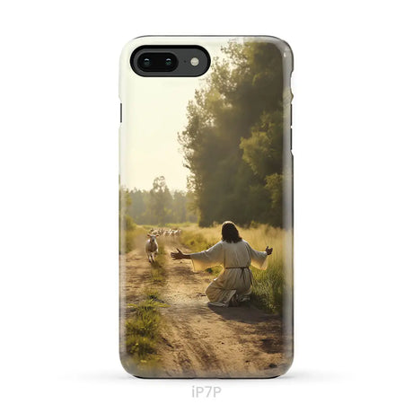 Lamb Runs to Jesus Phone Case iPhone 7 Plus / Tough Case