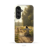 Lamb Runs to Jesus Phone Case Samsung Galaxy S24 Plus / Tough Case