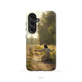Lamb Runs to Jesus Phone Case Samsung Galaxy S24 / Tough Case